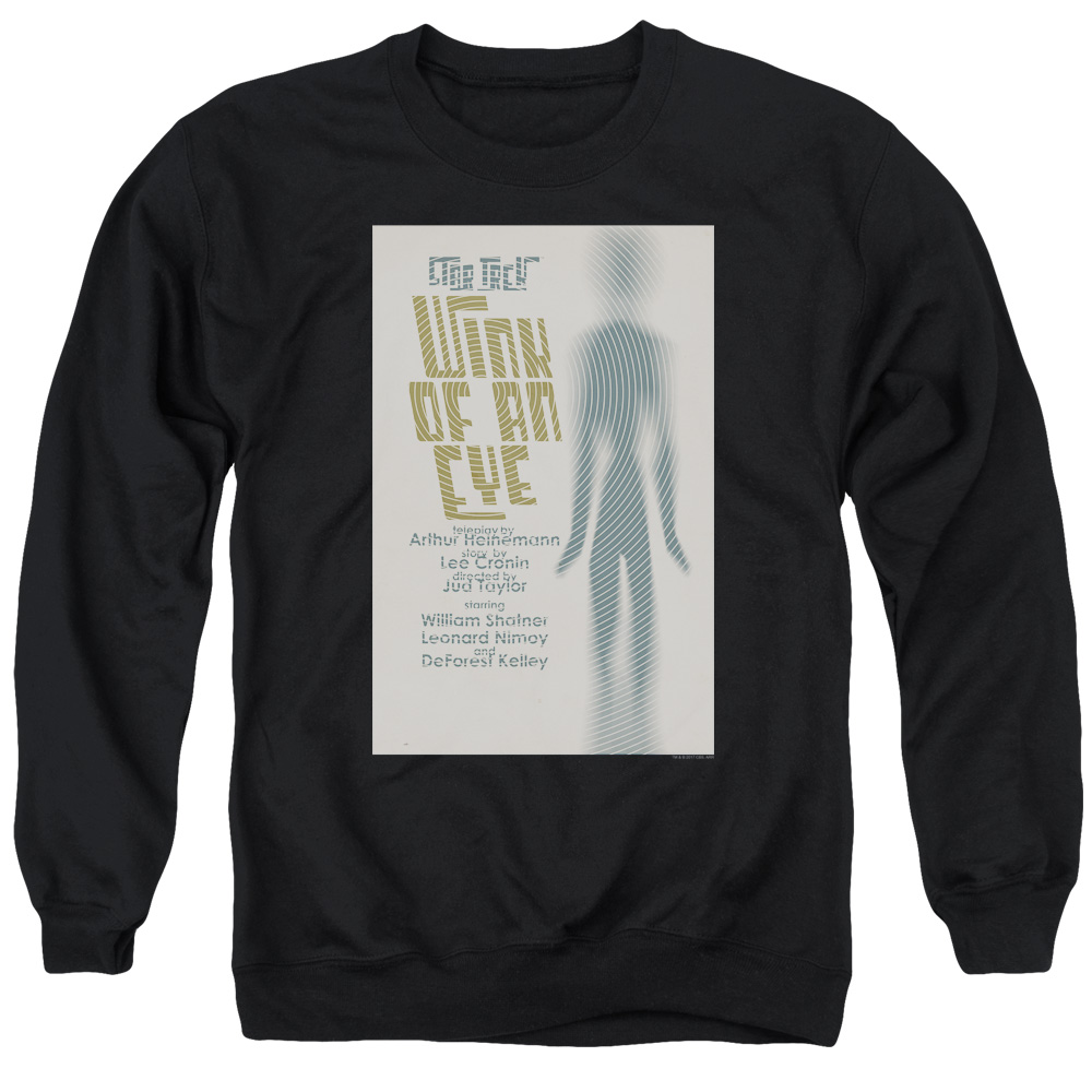 Star Trek & Tos Episode 66 Long Sleeve Adult Crewneck Sweatshirt, Black - Small