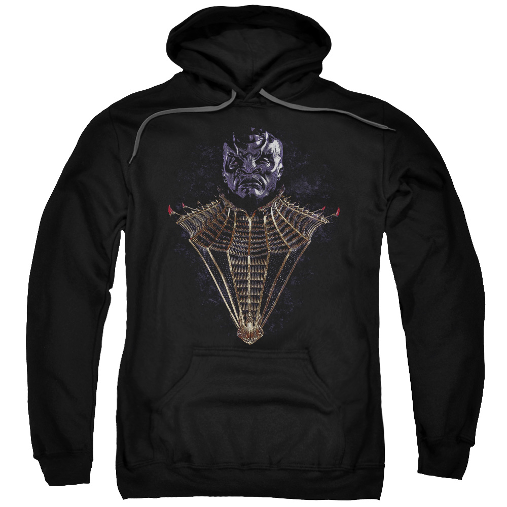 Star Trek Discovery & Tkuvma Adult Pull-Over Hoodie, Black - 5X