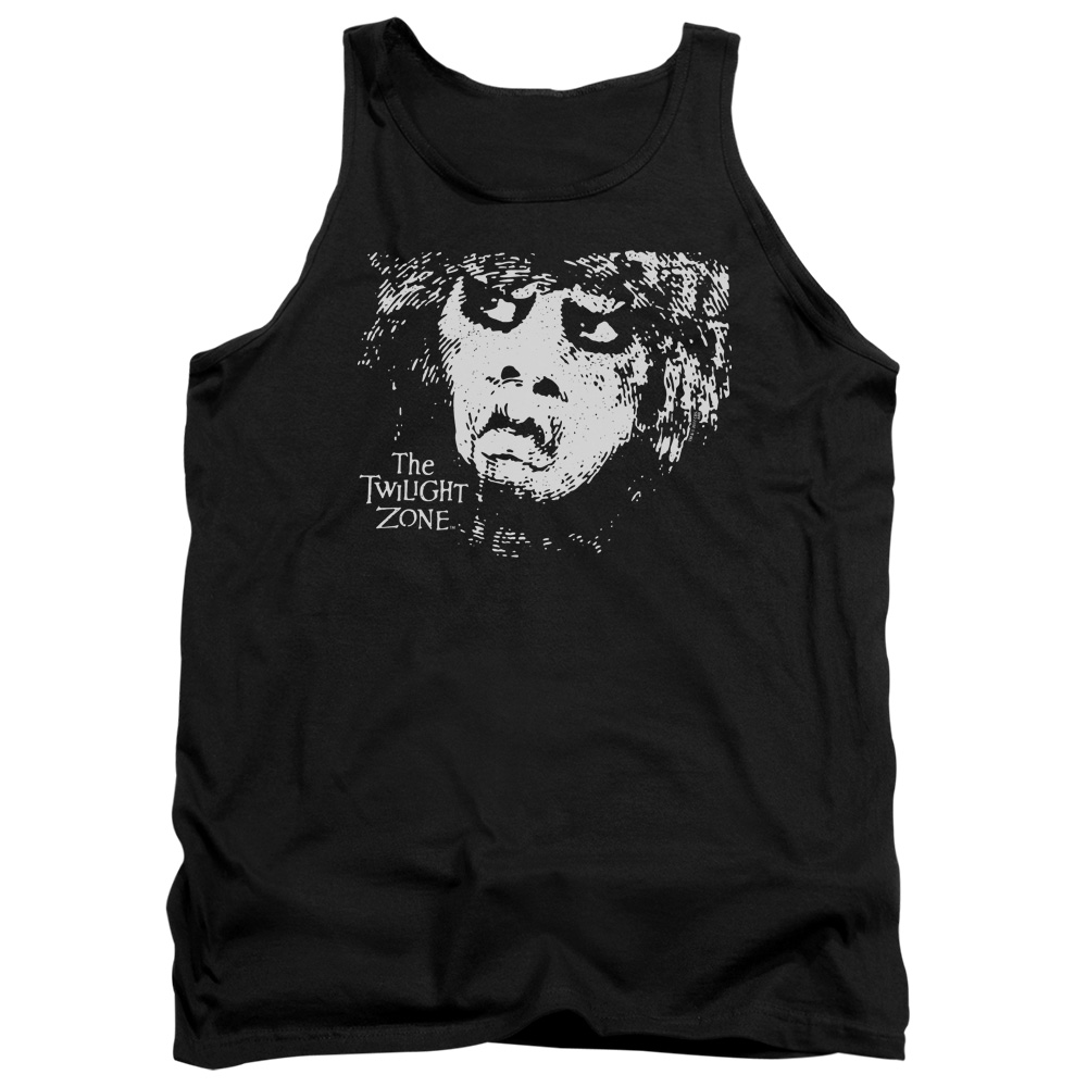 Twilight Zone & Winger Adult Cotton Tank Top, Black - Medium