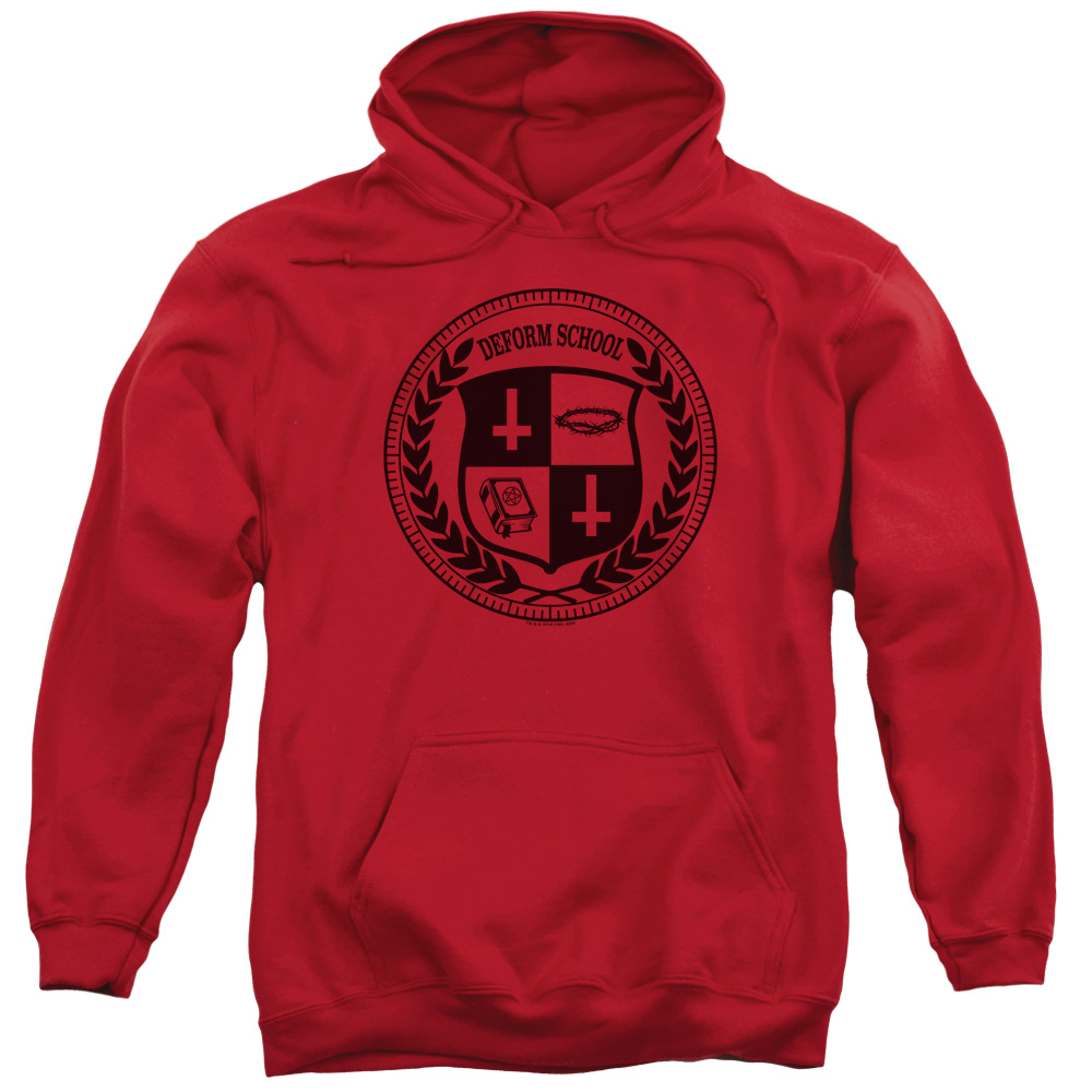 CBS2510-AFTH-4 Hell Fest & Deform School Adult Pull-Over Hoodie, Red - Extra Large