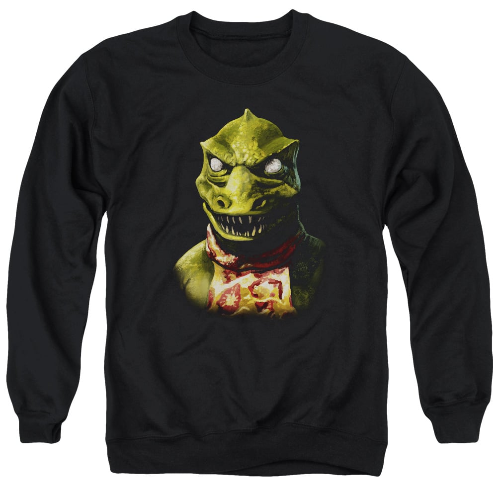 Star Trek & Gorn Bust Long Sleeve Adult Crewneck Sweatshirt, Black - Small