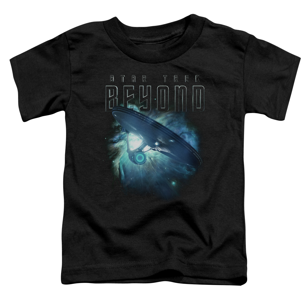 CBS1771-TT-2 Star Trek Beyond & Voyage Toddler Short Sleeve T-Shirt, Black - Medium - 3 Toddler