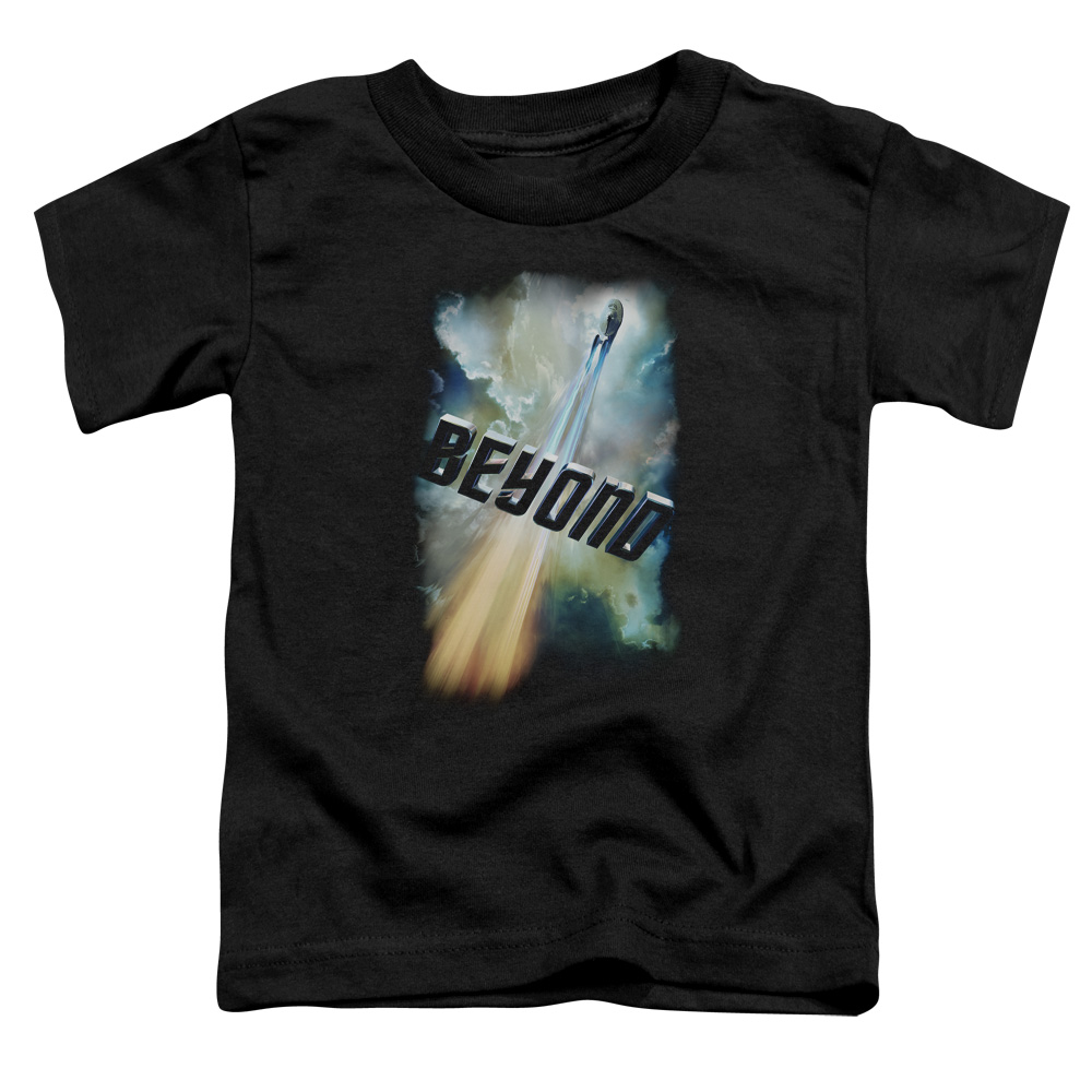 CBS1781-TT-1 Star Trek Beyond & Beyond Poster Toddler Short Sleeve T-Shirt, Black - Small - 2 Toddler