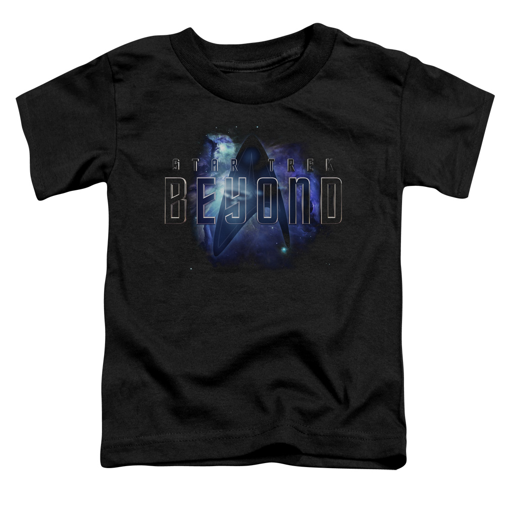CBS1778-TT-2 Star Trek Beyond & Galaxy Beyond Toddler Short Sleeve T-Shirt, Black - Medium - 3 Toddler