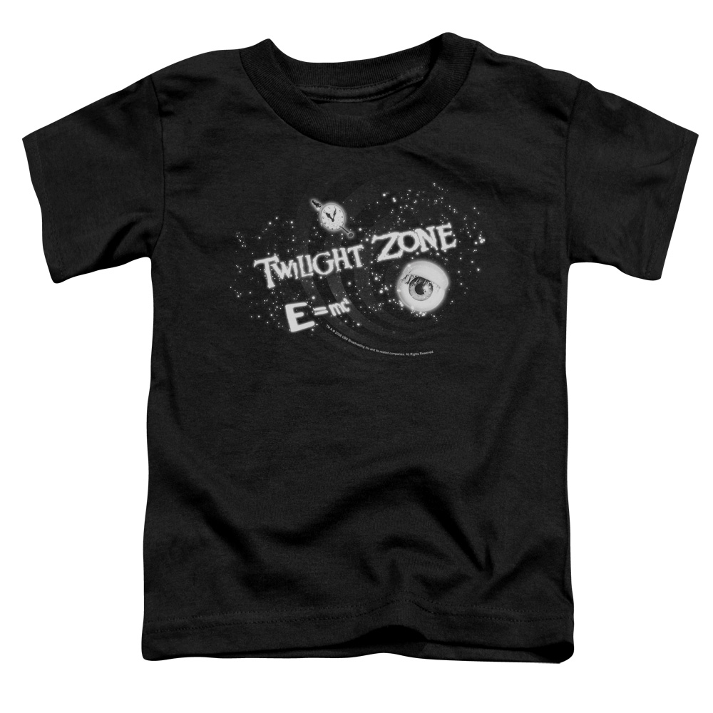 Twilight Zone & Another Dimension Toddler Short Sleeve T-Shirt, Black - Medium - 3 Toddler
