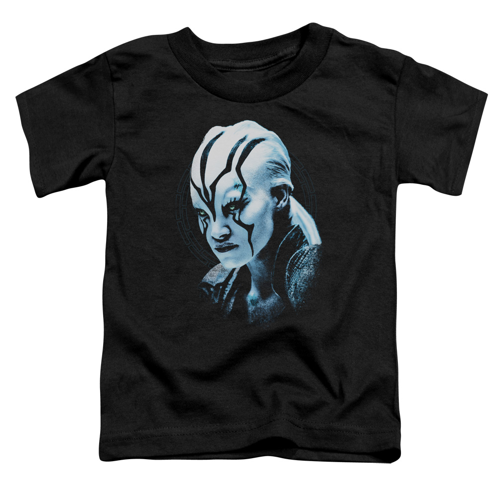 CBS1787-TT-2 Star Trek Beyond & Jaylah Burst Toddler Short Sleeve T-Shirt, Black - Medium - 3 Toddler