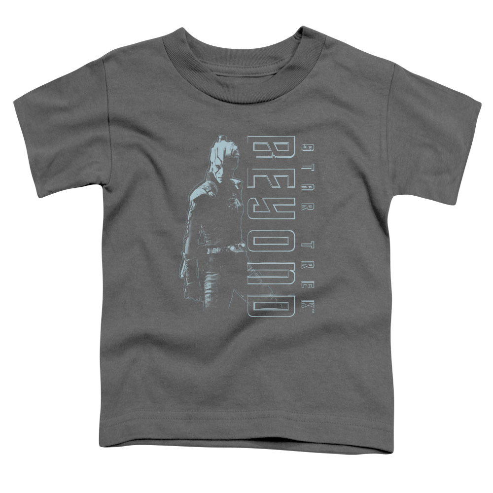 CBS1775-TT-1 Star Trek Beyond & Jaylah Toddler Short Sleeve T-Shirt, Charcoal - Small - 2 Toddler