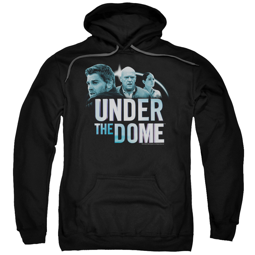 CBS1354-AFTH-7 Under The Dome & Character Art Adult Cotton & Polyster Pull-Over Hoodie, Black - 4X -  Trevco