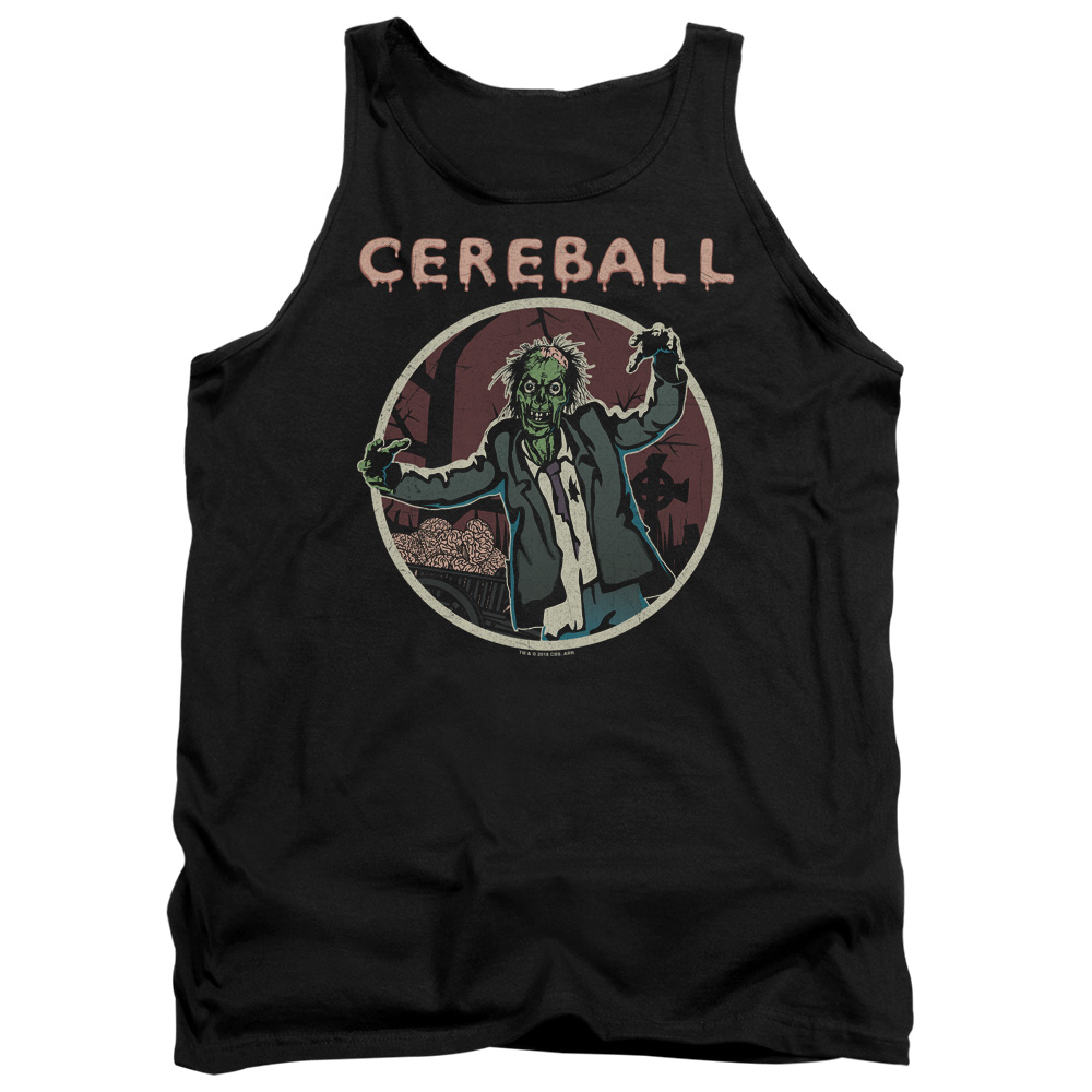 Hell Fest & Cereball Adult Cotton Tank Top, Black - Medium