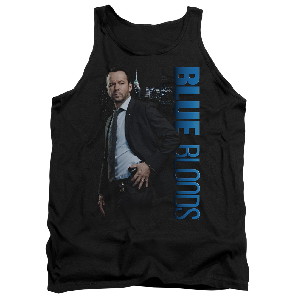 Blue Bloods & Danny Adult Cotton Tank Top, Black - Medium