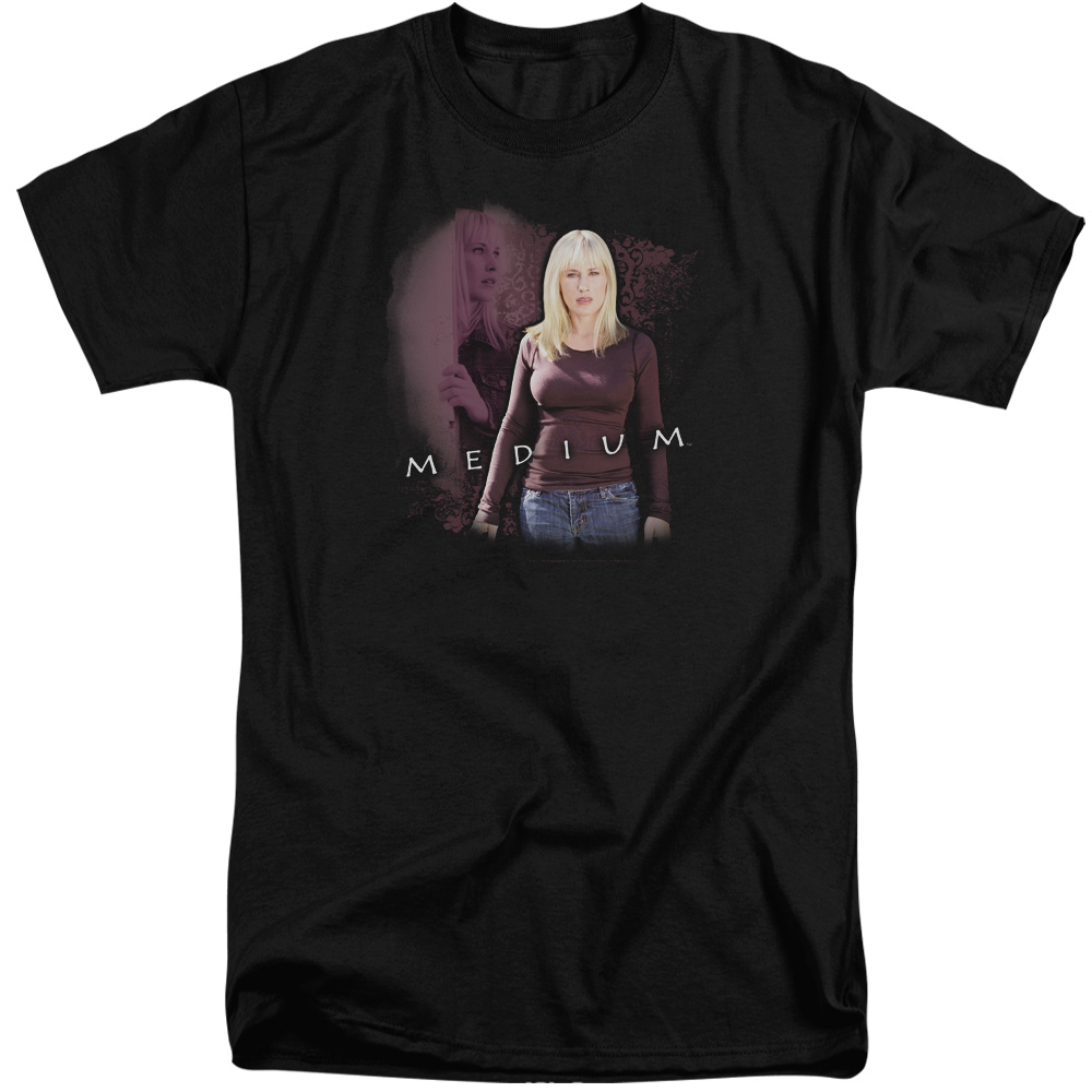 Medium & Medium Short Sleeve Adult Cotton Tall T-Shirt, Black - 2X