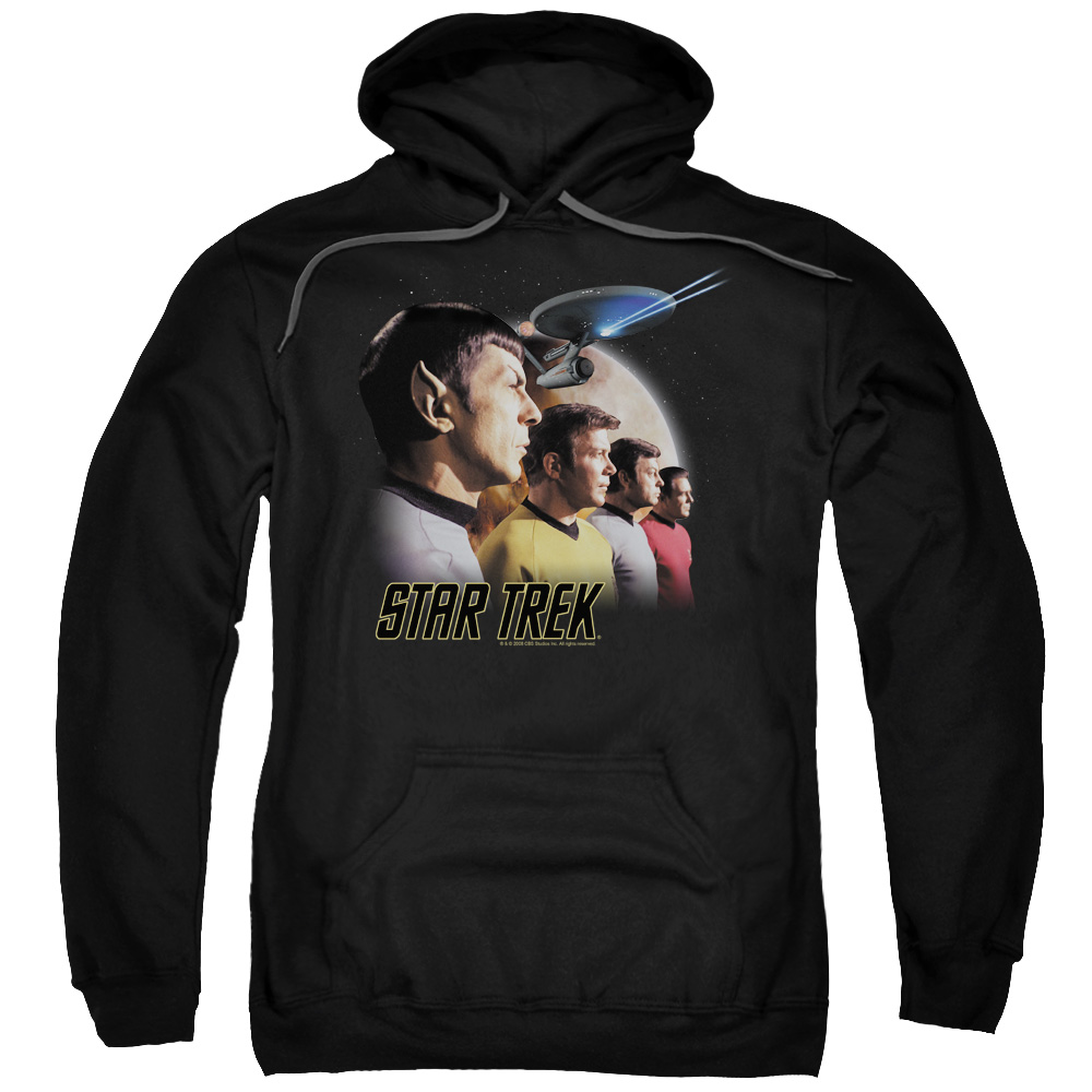 CBS108-AFTH-8 St Original & Forward To Adventure Adult Cotton & Polyster Pull-Over Hoodie, Black - 5X