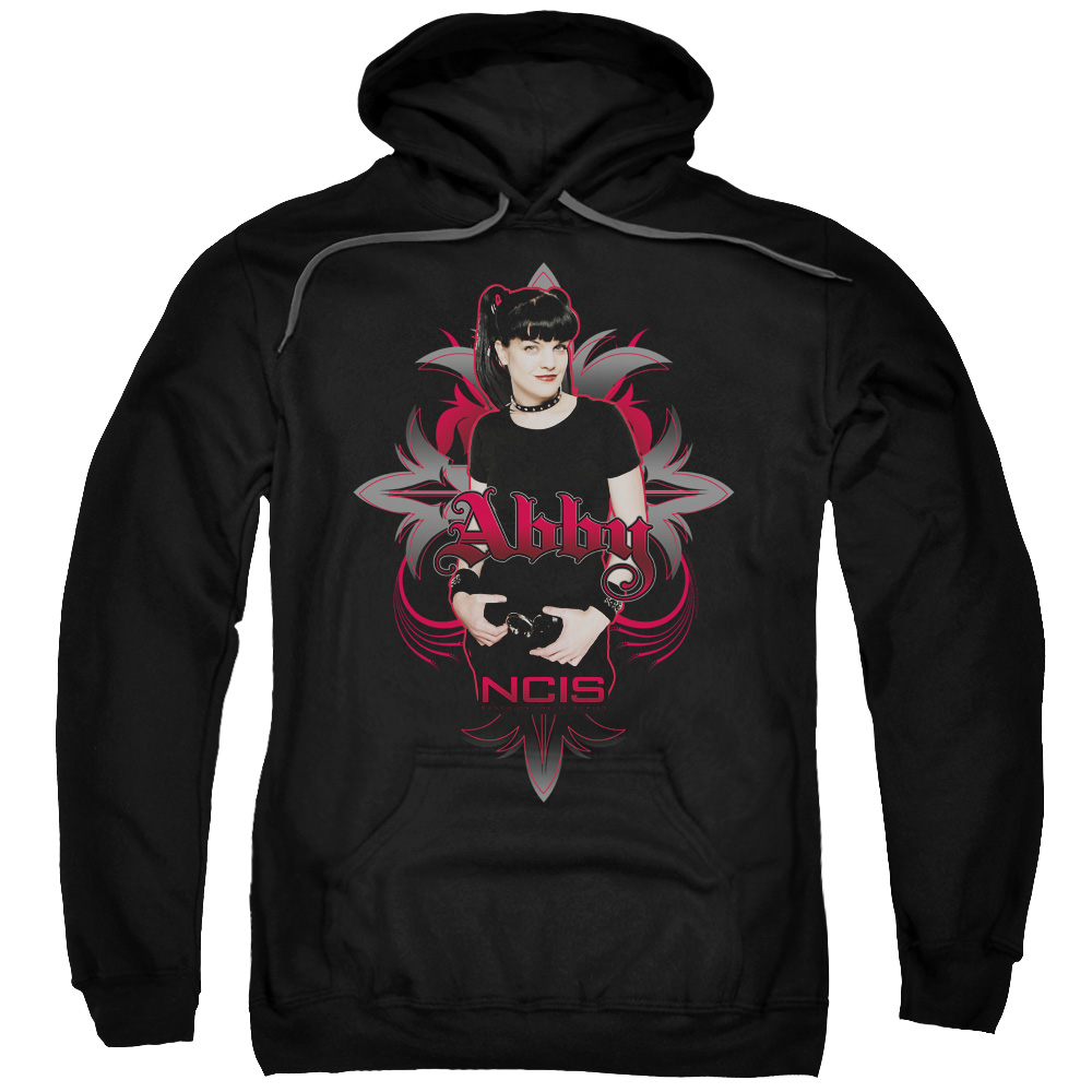 NCIS & Abby Gothic Adult Cotton & Polyster Pull-Over Hoodie, Black - 5X