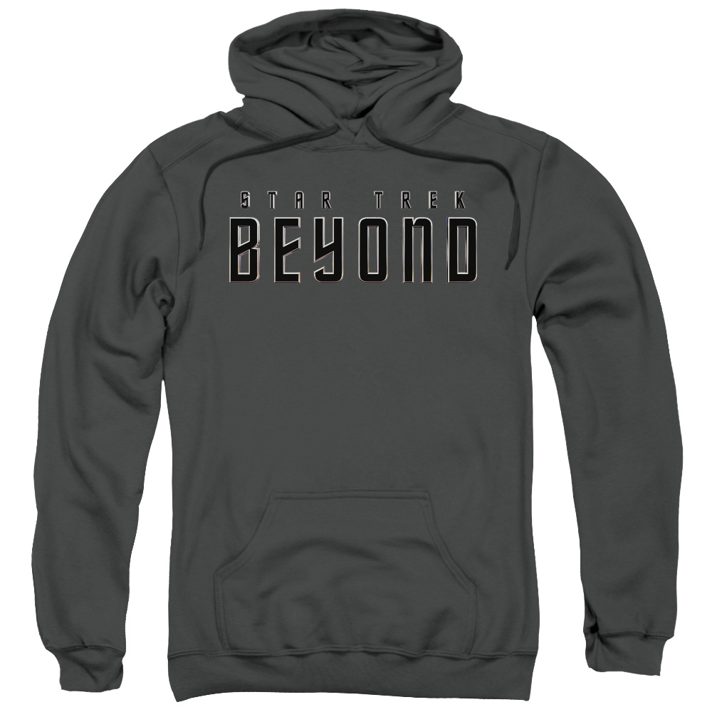 CBS1773-AFTH-1 Star Trek Beyond & Star Trek Beyond Adult Cotton & Polyster Pull-Over Hoodie, Charcoal - Small