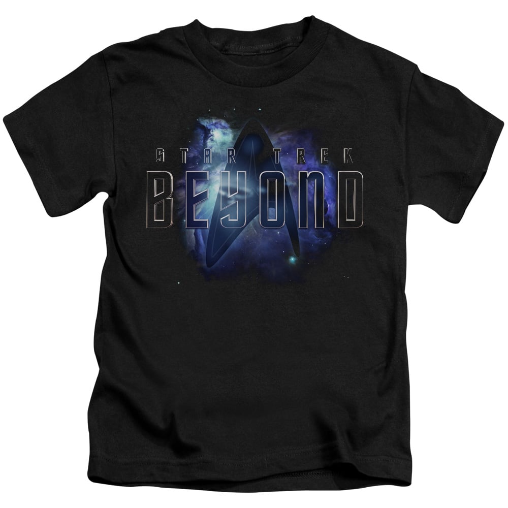 CBS1778-KT-1 Star Trek Beyond & Galaxy Beyond Short Sleeve Juvenile Cotton 18-1 T-Shirt, Black - Small - 4