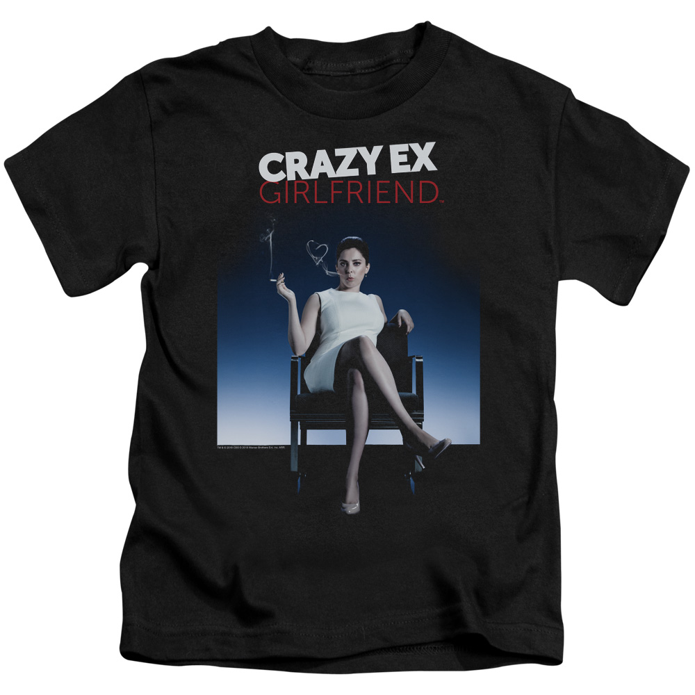 CBS2461-KT-2 Crazy EX Girlfriend & Crazy Instinct Short Sleeve Juvenile Cotton 18-1 T-Shirt, Black - Medium - 5-6
