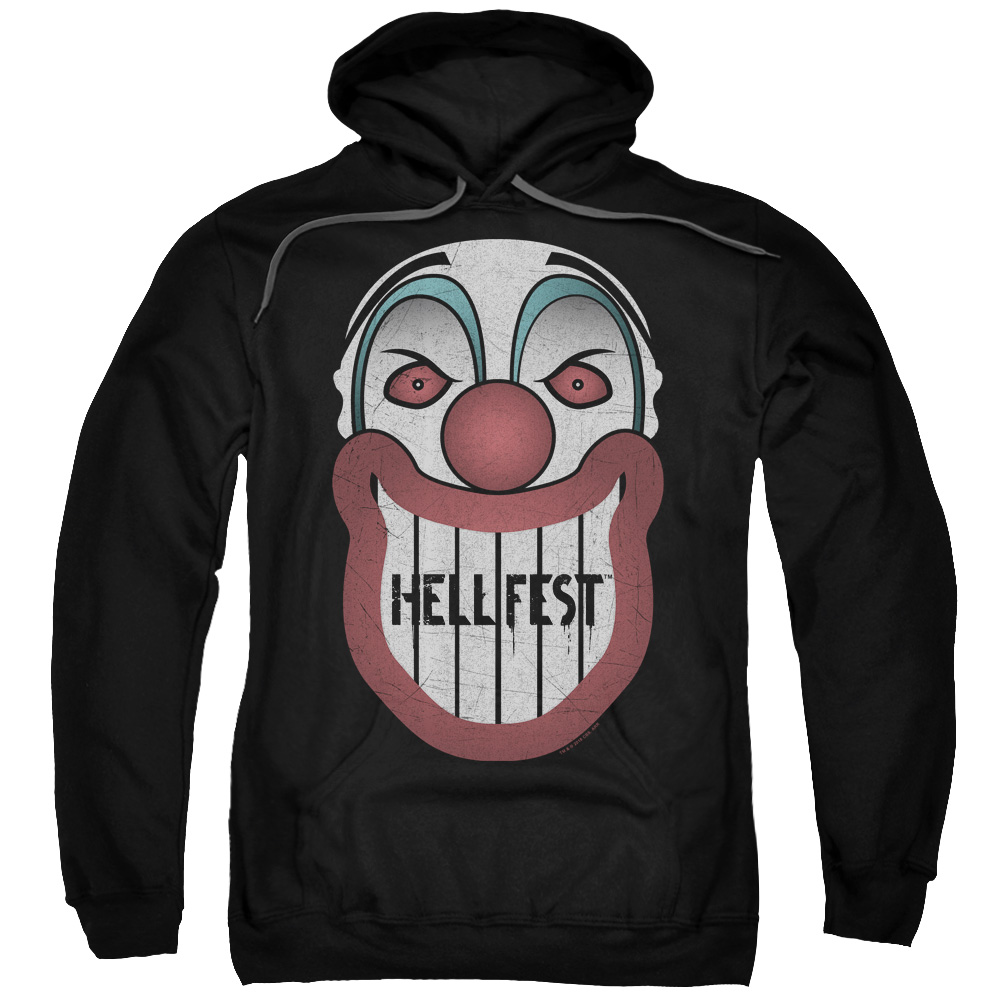 CBS2511-AFTH-3 Hell Fest & Facade Adult Cotton & Polyster Pull-Over Hoodie, Black - Large