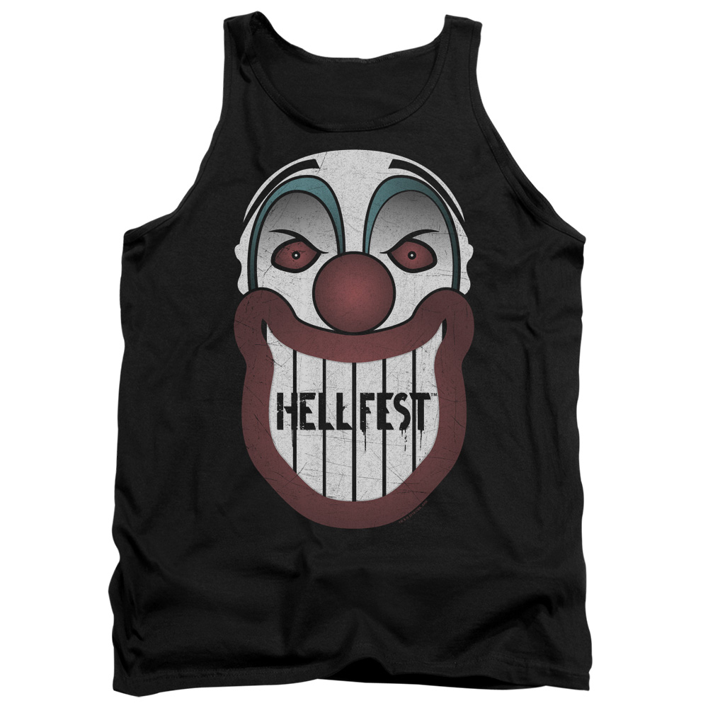 CBS2511-TK-2 Hell Fest & Facade Adult Cotton Tank Top, Black - Medium