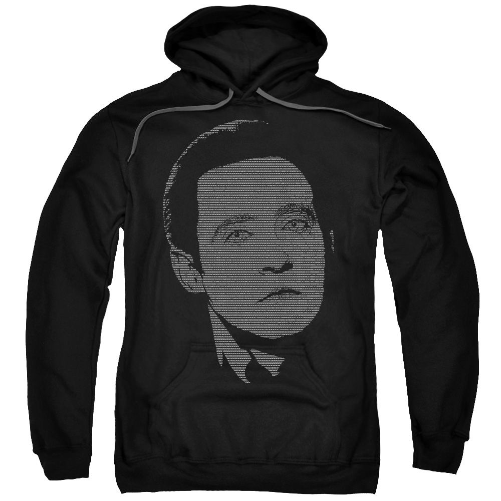 CBS534-AFTH-8 Star Trek & Datas Data Adult Cotton & Polyster Pull-Over Hoodie, Black - 5X