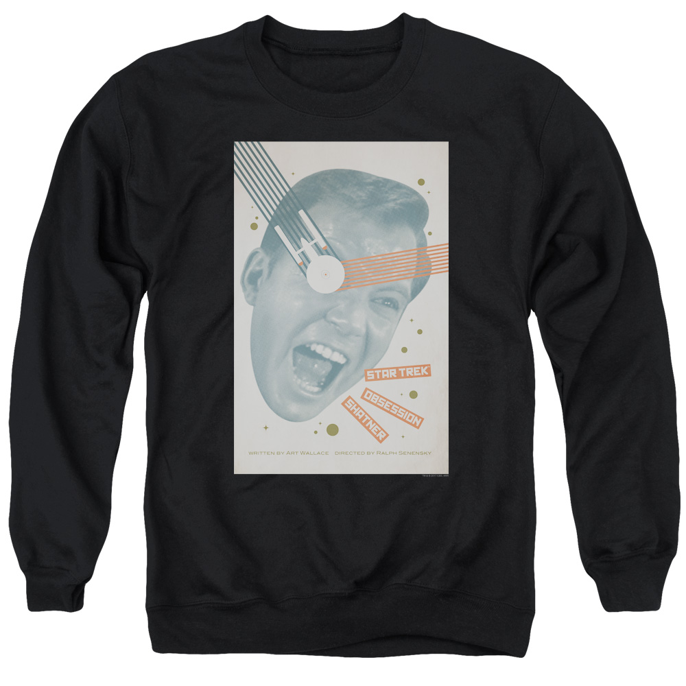 Star Trek & Tos Episode 42 Adult Cotton & Polyster Crewneck Sweatshirt, Black - 2X