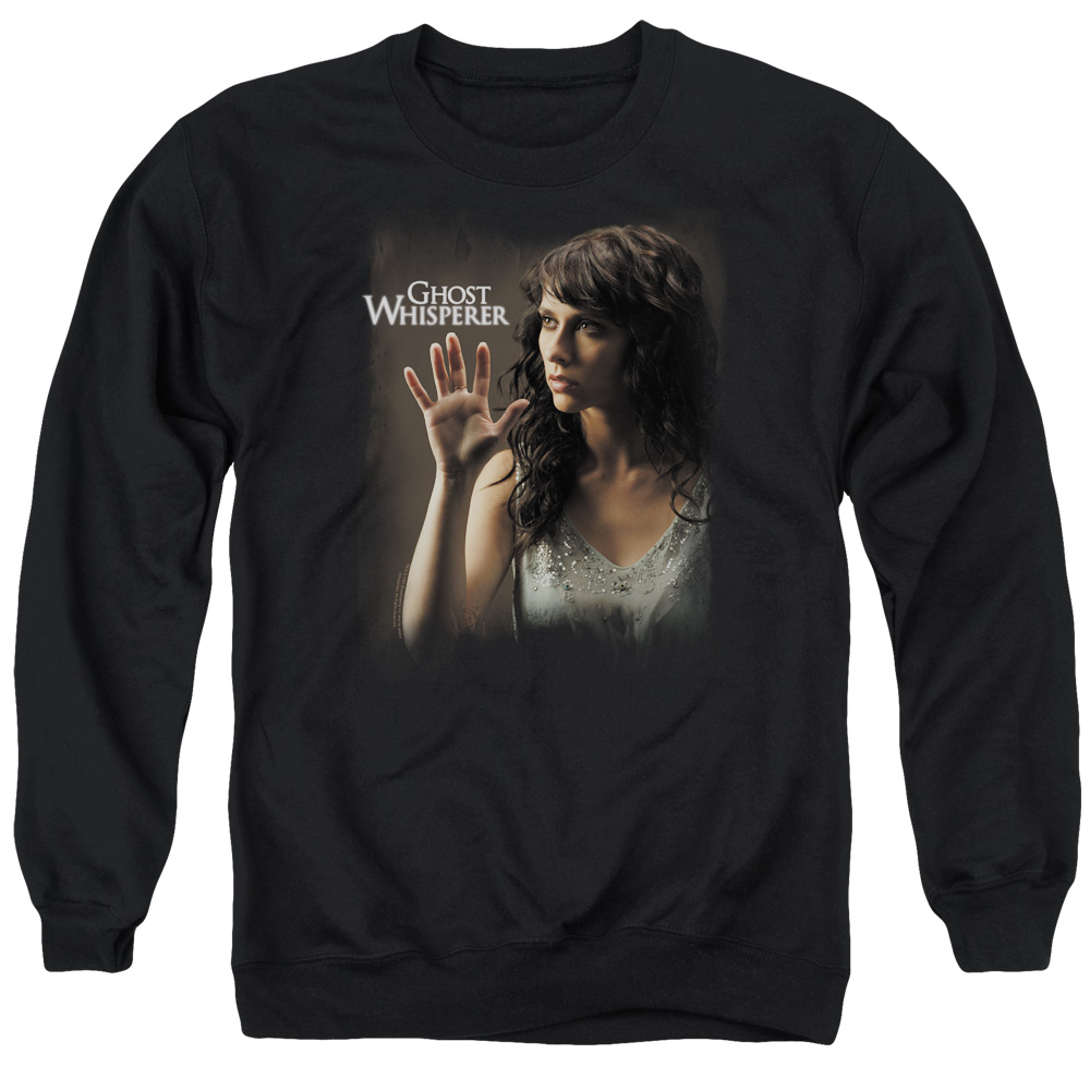 Ghost Whisperer & Ethereal Adult Cotton & Polyster Crewneck Sweatshirt, Black - Medium