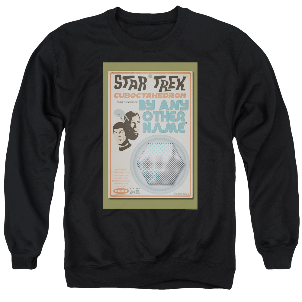 Star Trek & Tos Episode 51 Adult Cotton & Polyster Crewneck Sweatshirt, Black - Small