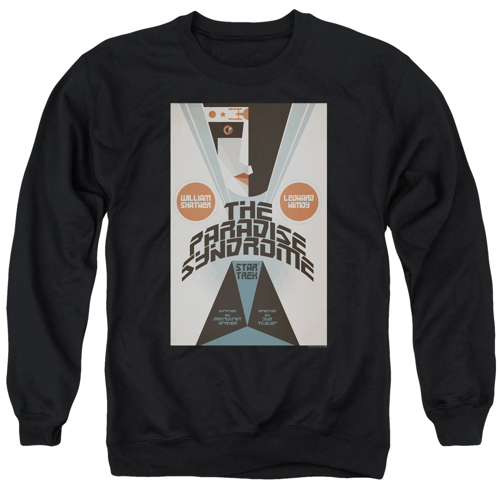 Star Trek & Tos Episode 58 Adult Cotton & Polyster Crewneck Sweatshirt, Black - Extra Large