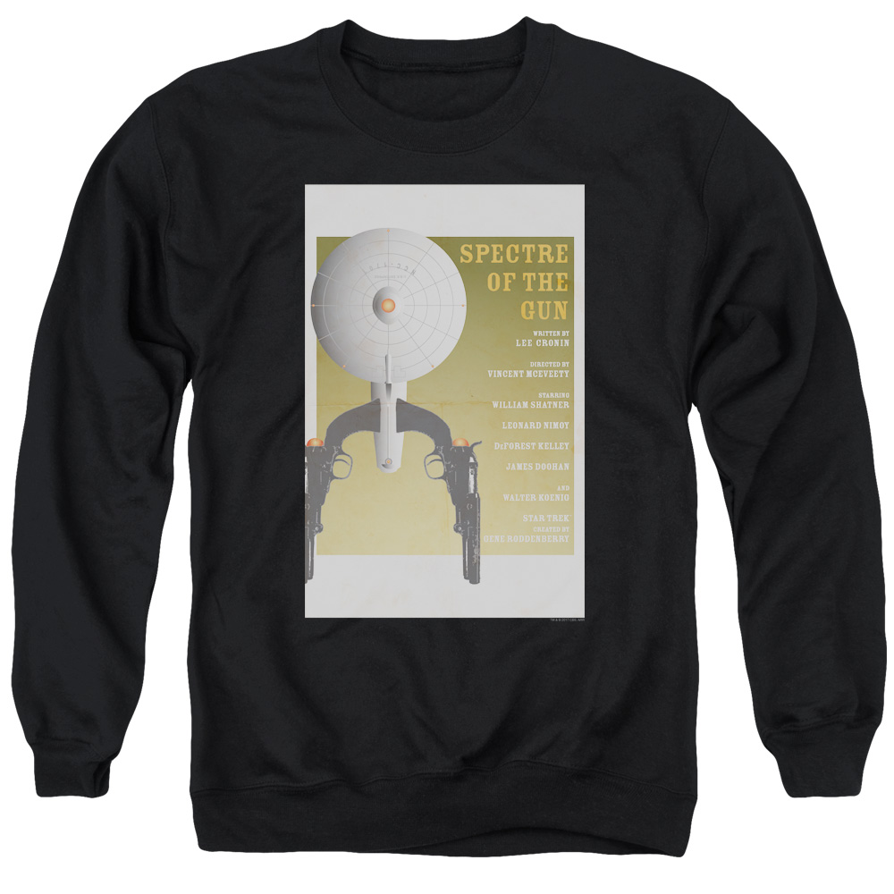 Star Trek & Tos Episode 61 Adult Cotton & Polyster Crewneck Sweatshirt, Black - 3X