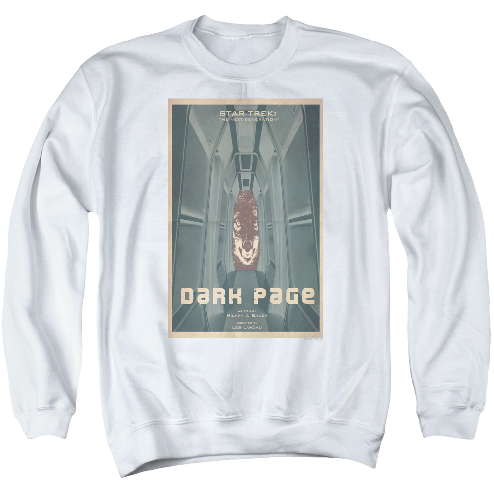Star Trek & Tng Season 7 Episode 7 Adult Cotton & Polyster Crewneck Sweatshirt, White - Extra Large