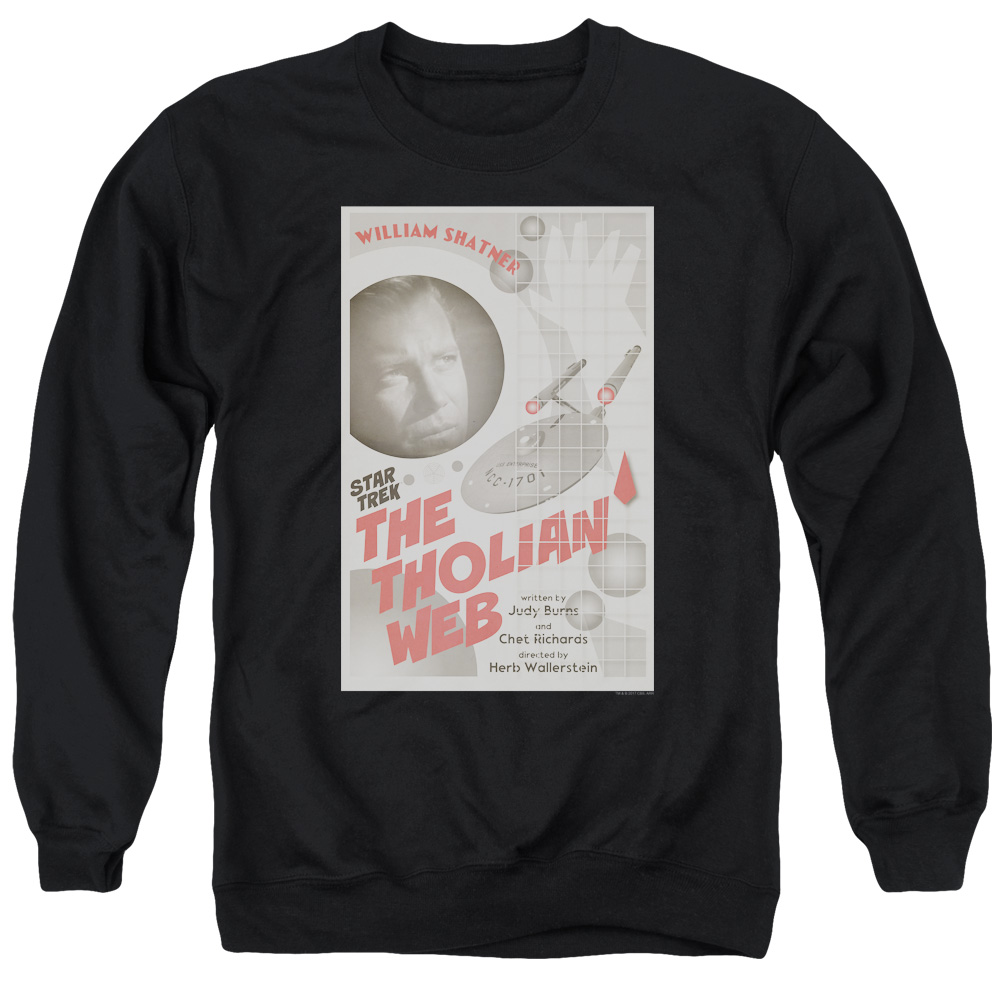 Star Trek & Tos Episode 64 Adult Cotton & Polyster Crewneck Sweatshirt, Black - 2X