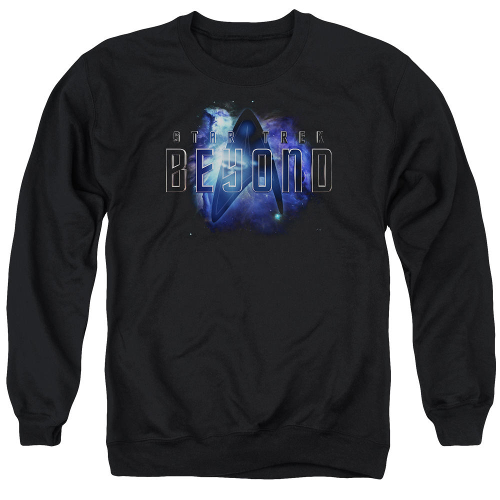 CBS1778-AS-2 Star Trek Beyond & Galaxy Beyond Adult Cotton & Polyster Crewneck Sweatshirt, Black - Medium