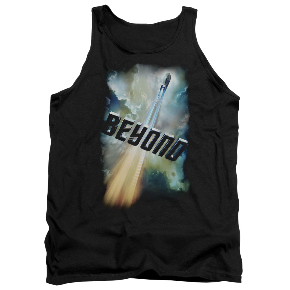 CBS1781-TK-4 Star Trek Beyond & Beyond Poster Adult Cotton Tank Top, Black - Extra Large
