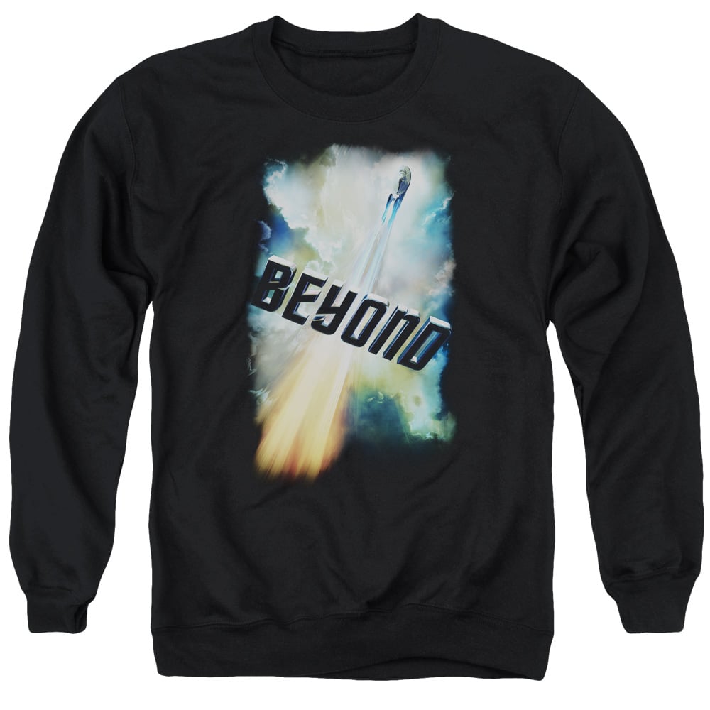 CBS1781-AS-6 Star Trek Beyond & Beyond Poster Adult Cotton & Polyster Crewneck Sweatshirt, Black - 3X