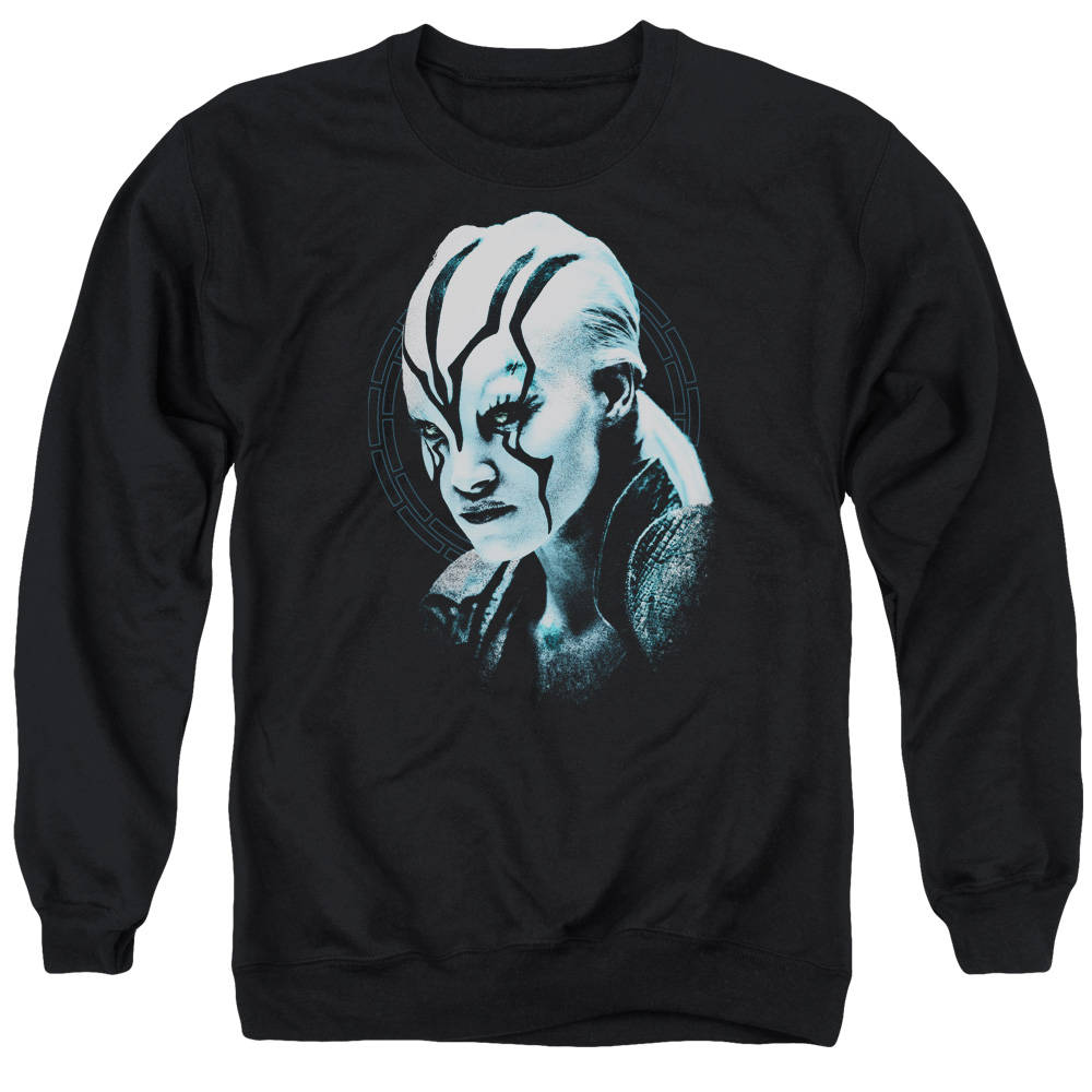 CBS1787-AS-2 Star Trek Beyond & Jaylah Burst Adult Cotton & Polyster Crewneck Sweatshirt, Black - Medium