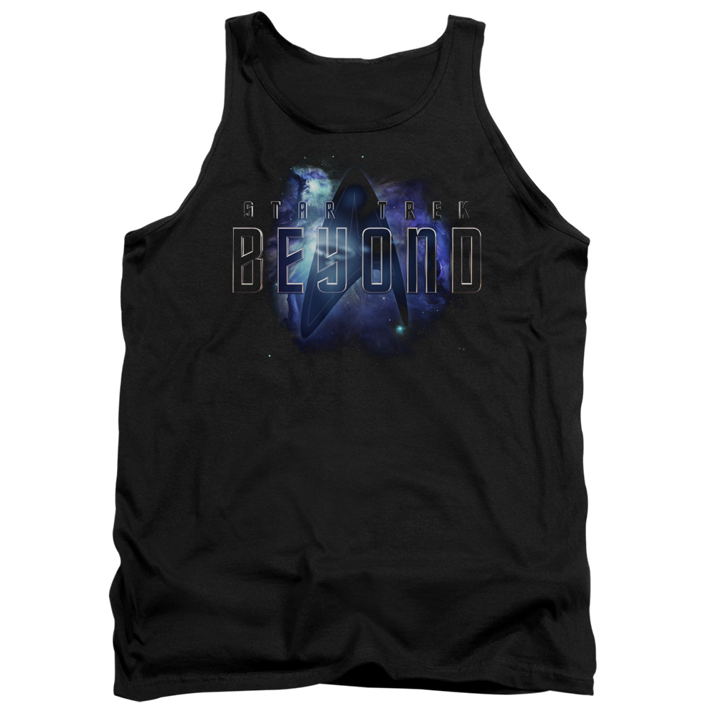 CBS1778-TK-1 Star Trek Beyond & Galaxy Beyond Adult Cotton Tank Top, Black - Small