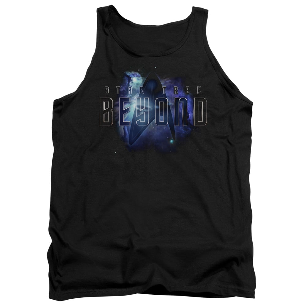 CBS1778-TK-2 Star Trek Beyond & Galaxy Beyond Adult Cotton Tank Top, Black - Medium