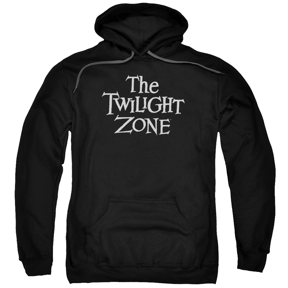 CBS1001-AFTH-7 Twilight Zone & Logo Adult Cotton & Polyster Pull-Over Hoodie, Black - 4X -  Trevco