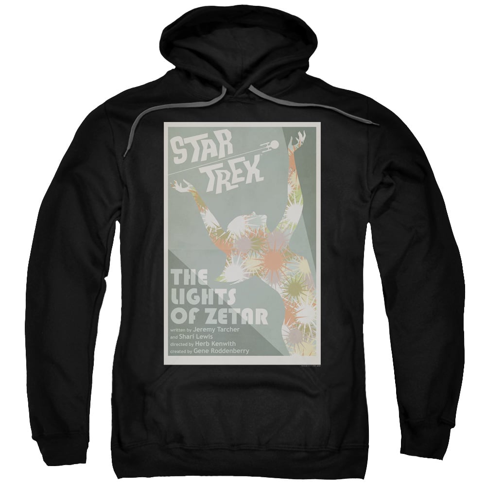 CBS2010B-AFTH-7 Star Trek & Tos Episode 73 Adult Cotton & Polyster Pull-Over Hoodie, Black - 4X -  Trevco