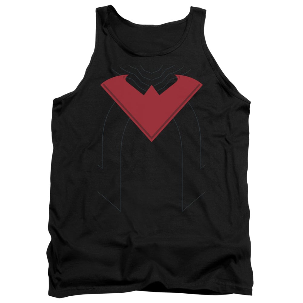 Batman & Nightwing 52-Adult Tank Top, Black - Large
