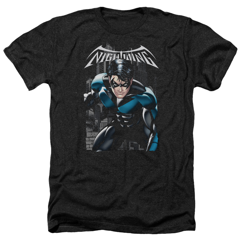 Batman & A Legacy-Adult Heather T-Shirt, Black - Medium