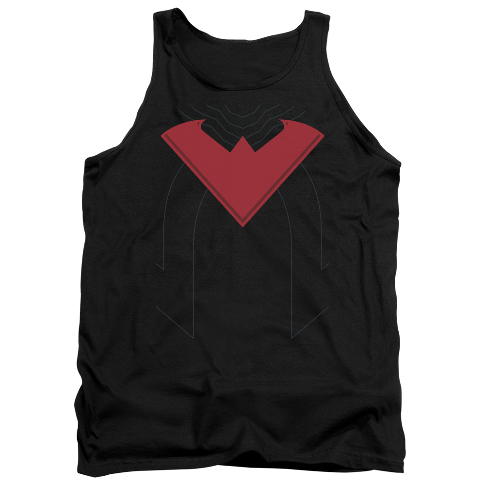 Batman & Nightwing 52-Adult Tank Top, Black - Small
