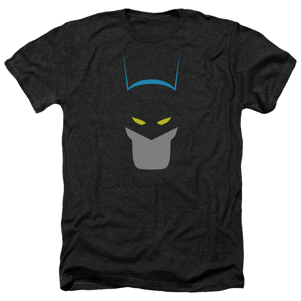 Batman & Simplified-Adult Heather T-Shirt, Black - Medium