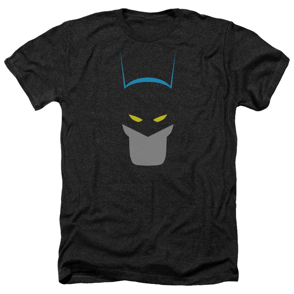 Batman & Simplified-Adult Heather T-Shirt, Black - 2X