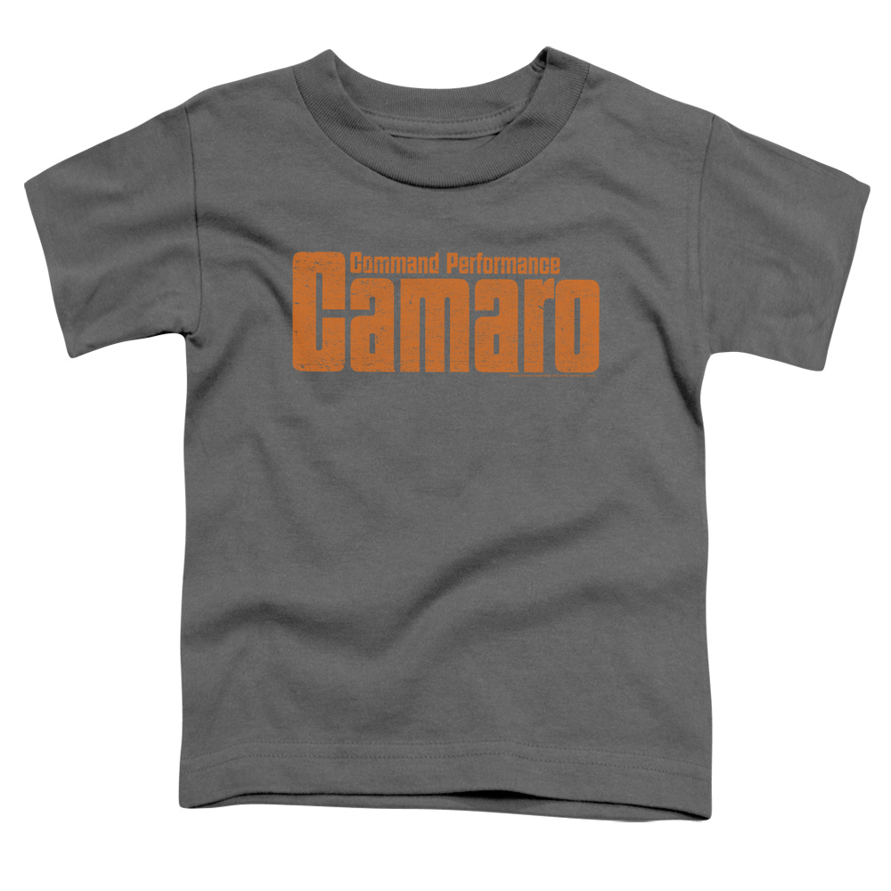 Chevrolet & Command Performance Toddler Short Sleeve T-Shirt, Charcoal - Large - 4 Toddler