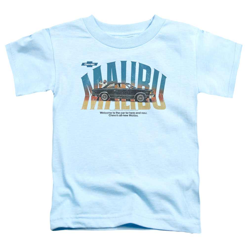 Chevrolet & Thumbs Up Toddler Short Sleeve T-Shirt, Light Blue - Small - 2 Toddler