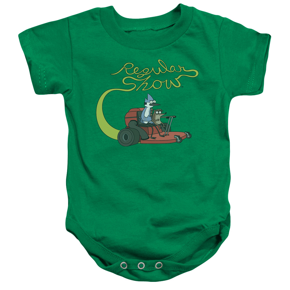 Regular Show & Mower Infant Snapsuit, Kelly Green - Large - 18 Months