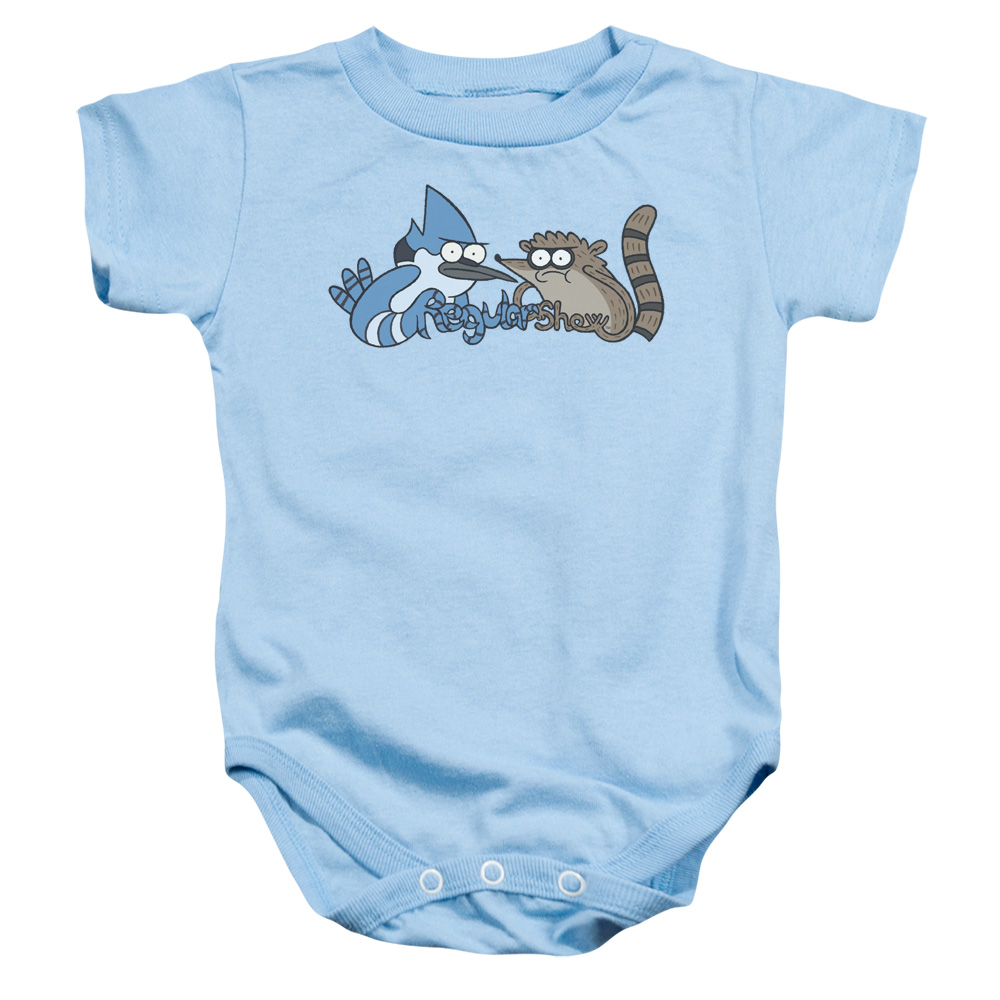 The Regular Show & Tattoo Art Infant Snapsuit, Light Blue - Small - 6 Months
