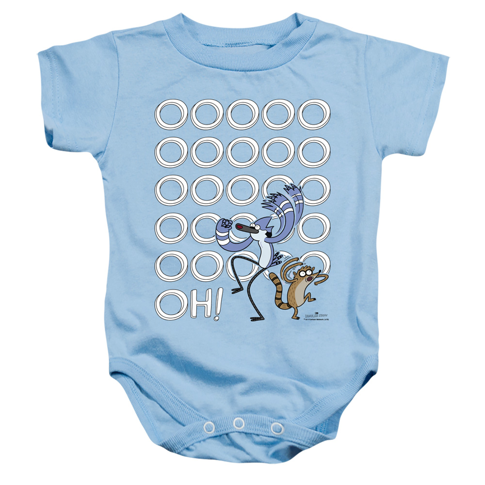 CN194-SS-2 The Regular Show & Oooooh Infant Snapsuit, Light Blue - Medium - 12 Months
