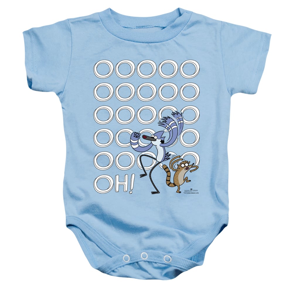 The Regular Show & Oooooh Infant Snapsuit, Light Blue - Extra Large - 24 Months