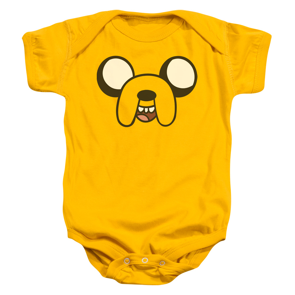 Adventure Time & Jake Head Infant Snapsuit, Gold - Extra Large - 24 Months